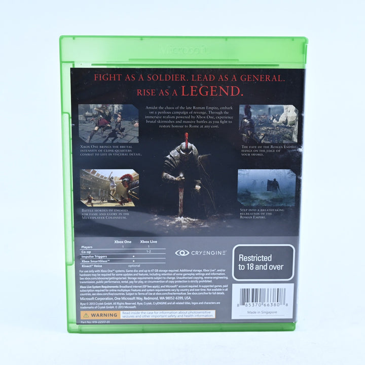 Ryse: Son of Rome - Xbox One Game - PAL - FREE POST!