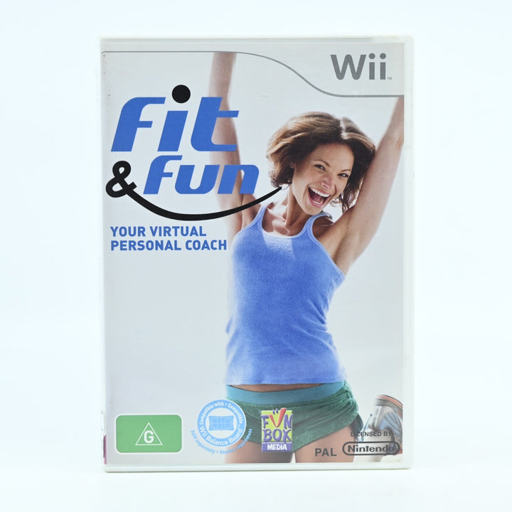 Fit &amp; Fun - Nintendo Wii Game + Manual - PAL - NEAR MINT DISC!
