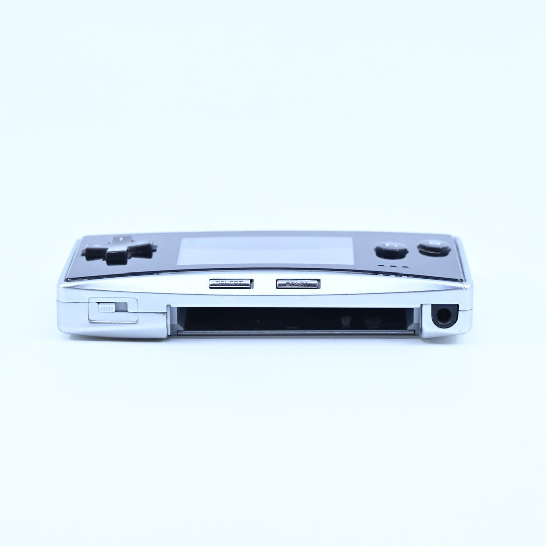 Black / Silver - OXY-001 - Nintendo Gameboy Micro Console / GBA Console - PAL