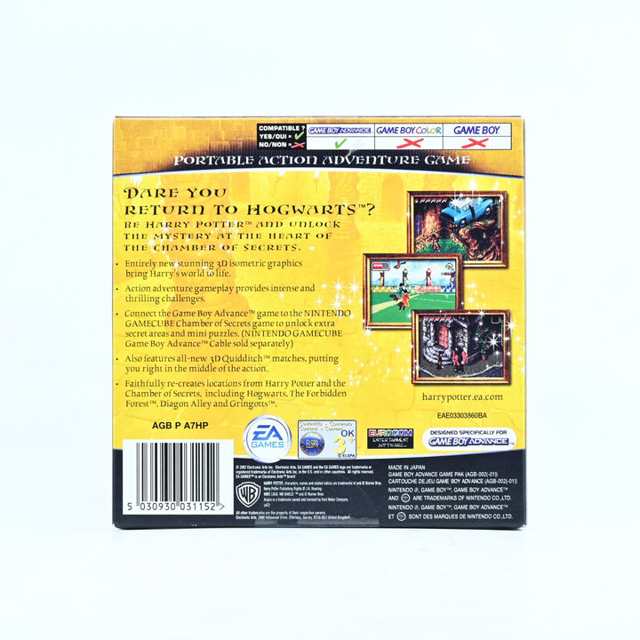 Harry Potter and the Chamber of Secrets - Nintendo Gameboy Advance Boxed Game