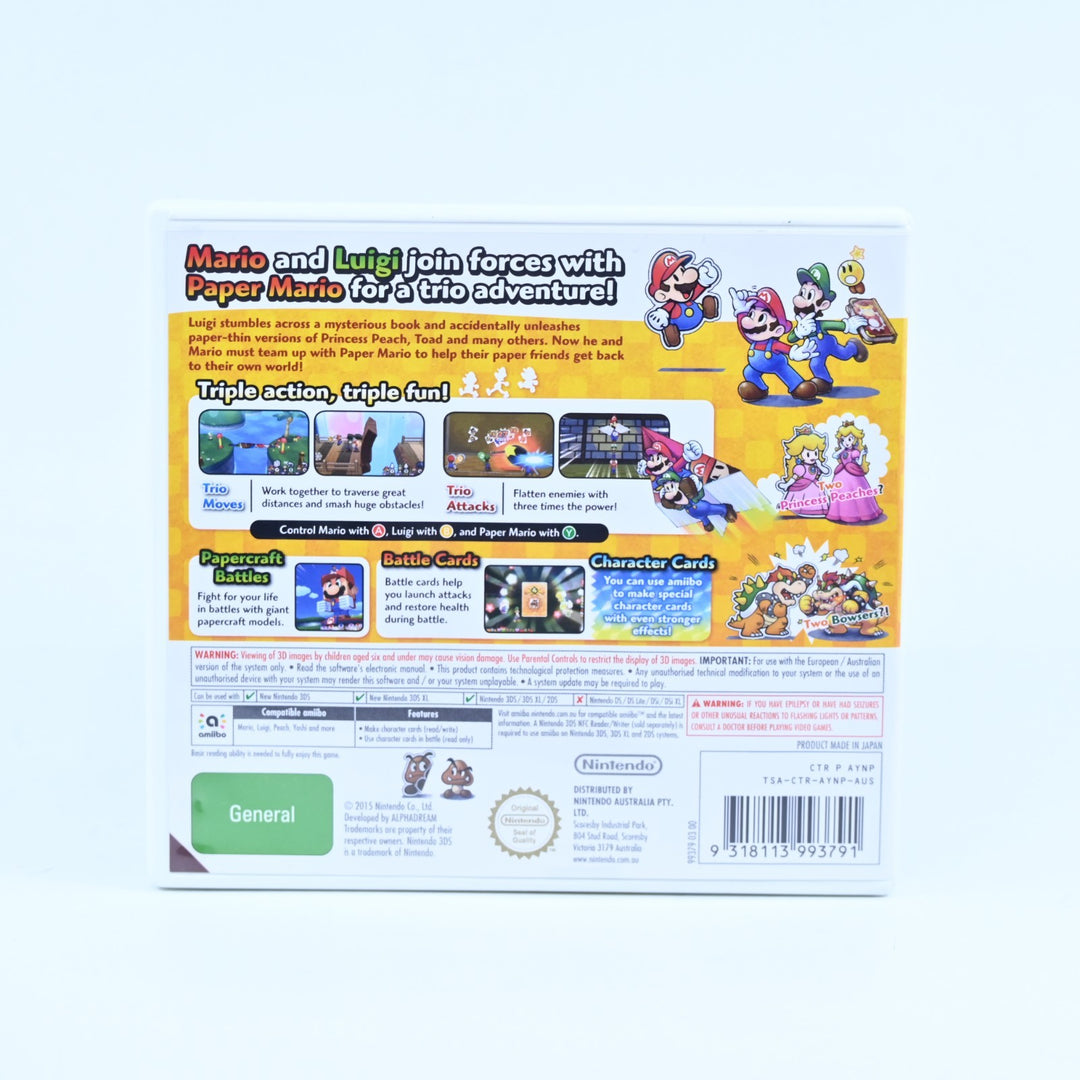 Mario & Luigi: Paper Jam Bros. - Nintendo 3DS Game - PAL - FREE POST!