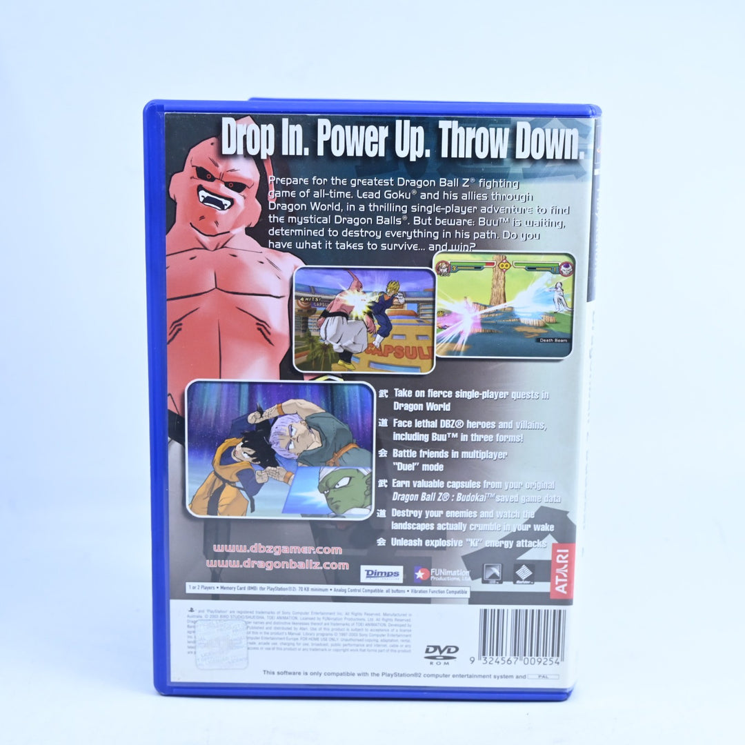 Dragon Ball Z: Budokai 2 - Sony Playstation 2 / PS2 Game + Manual - PAL