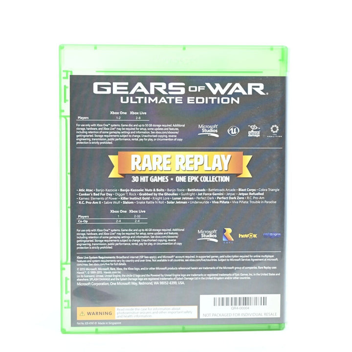 Gears of War Ultimate Edition + Rare Replay - Xbox One Game - PAL - FREE POST!