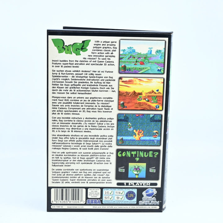 Bug! - Sega Saturn Game - PAL - MINT DISC!