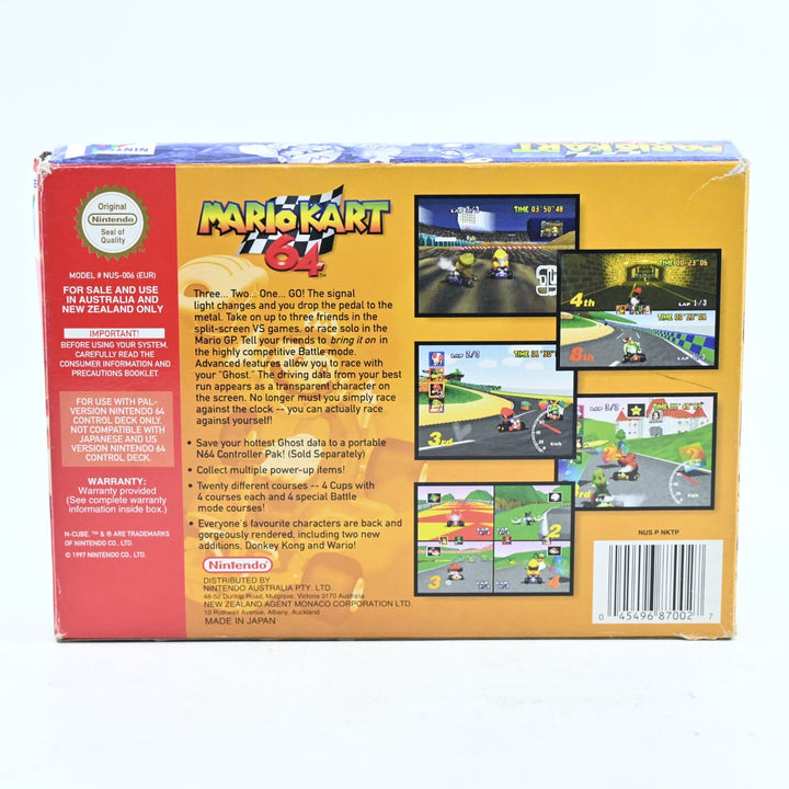 Mario Kart 64 - N64 / Nintendo 64 Boxed Game - PAL - FREE POST!
