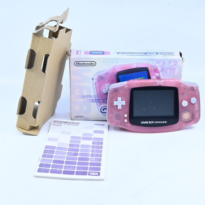Fuchsia - Nintendo Gameboy Advance Boxed Console - AGB-001 - FREE POST!