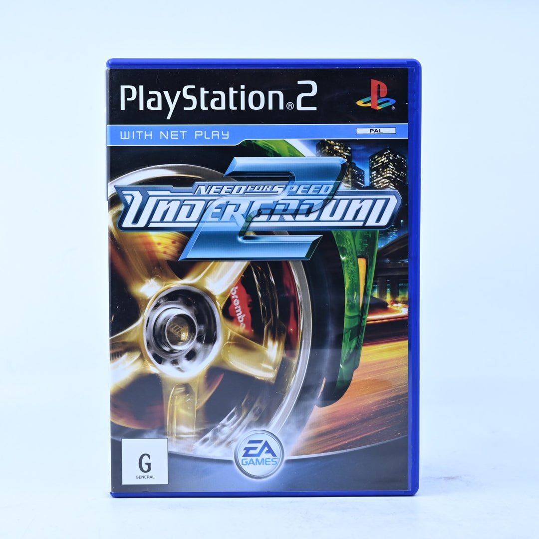 Need for Speed: Underground 2 - Sony Playstation 2 / PS2 Game + Manual - PAL