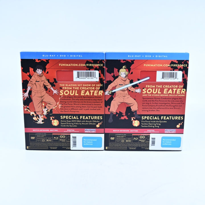 Fire Force Season 1 Parts 1 & 2 - Region A & B - Anime Blu-ray & DVD
