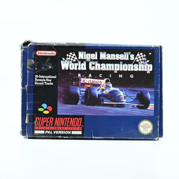 Nigel Mansell's World Championship Racing - Super Nintendo / SNES Boxed Game