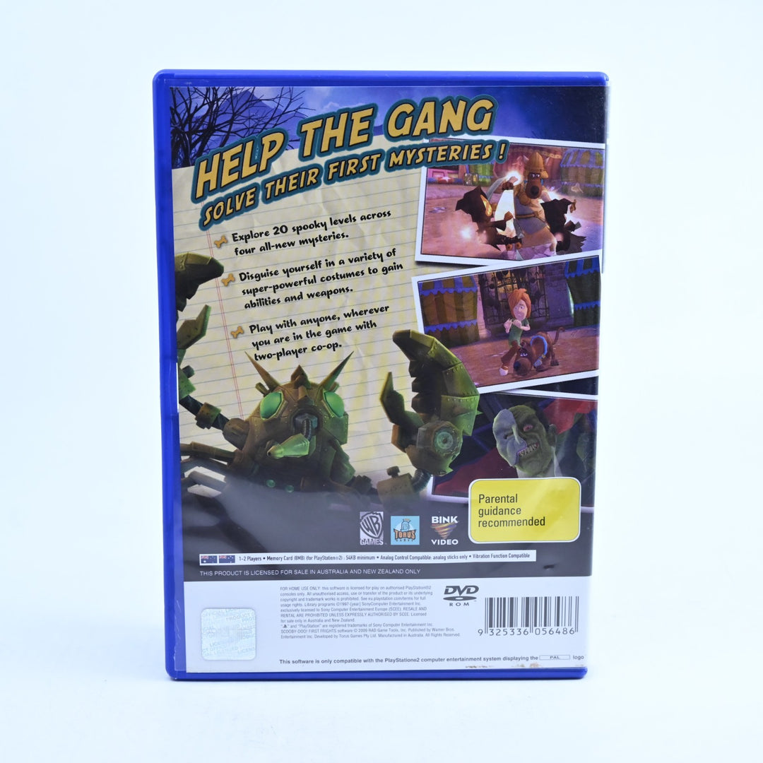 Scooby-Doo! First Frights - Sony Playstation 2 / PS2 Game + Manual - PAL