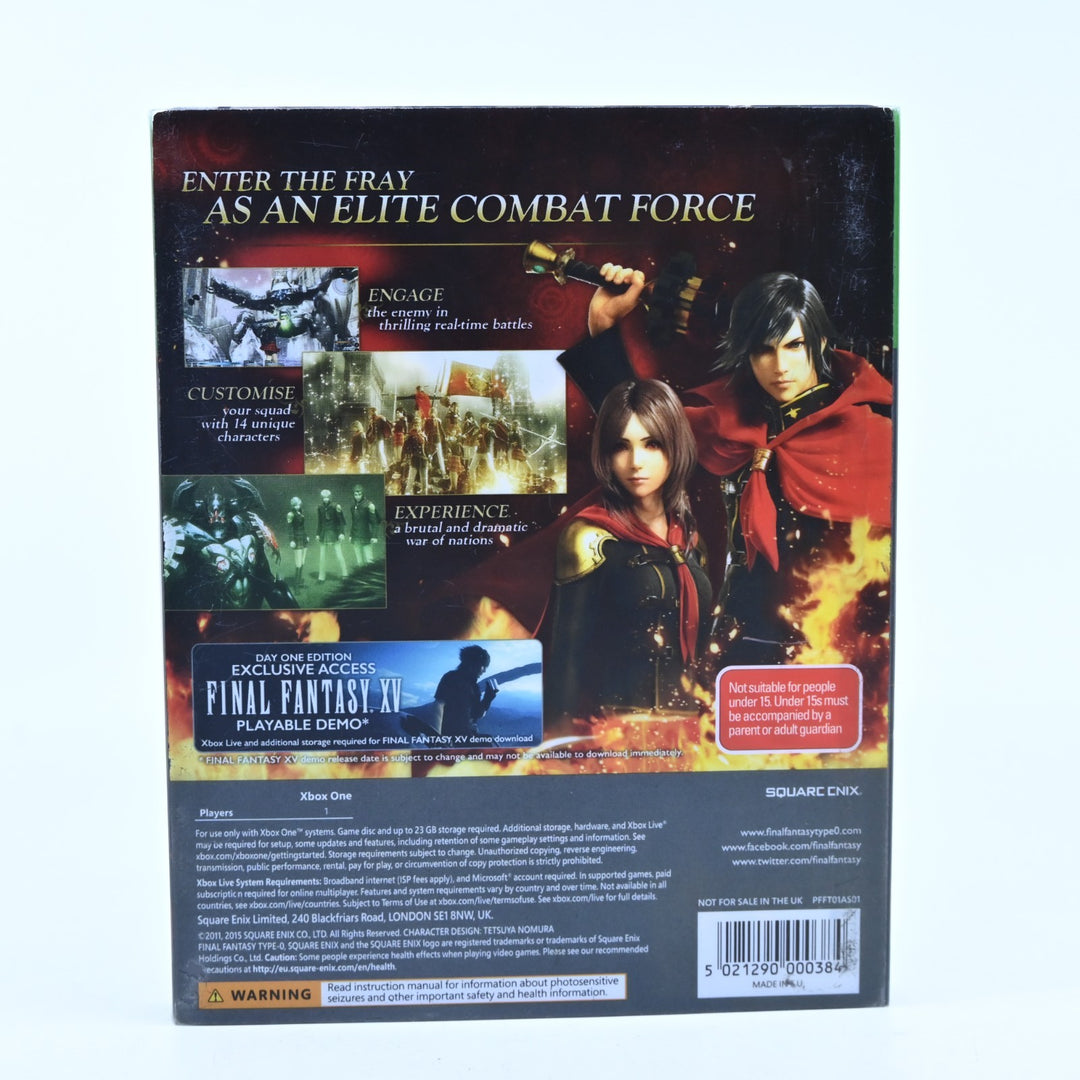 Final Fantasy Type-0 HD Limited Edition - Xbox One Game - PAL - FREE POST!