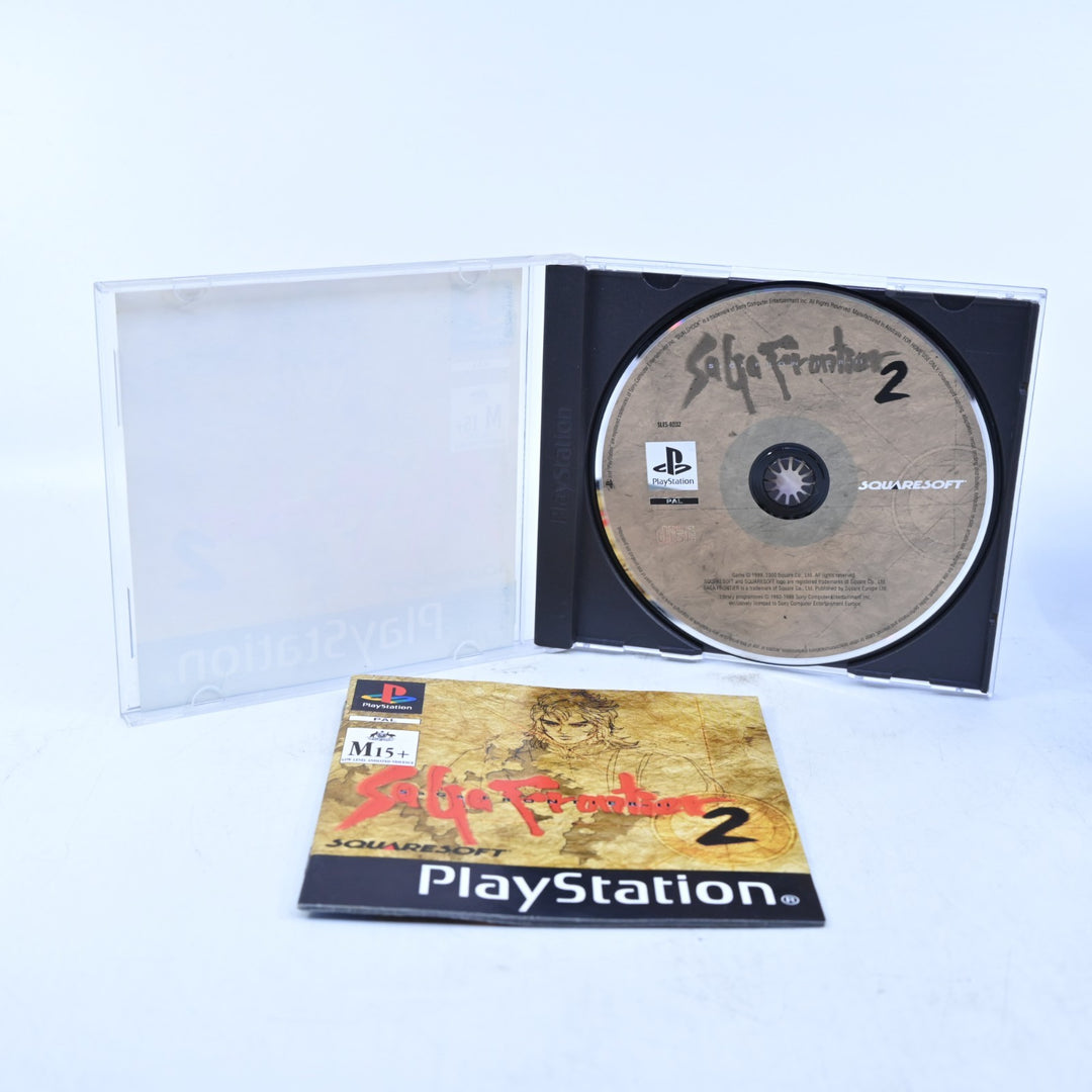 SaGa Frontier 2 - Sony Playstation 1 / PS1 Game + Manual - PAL - MINT DISC!