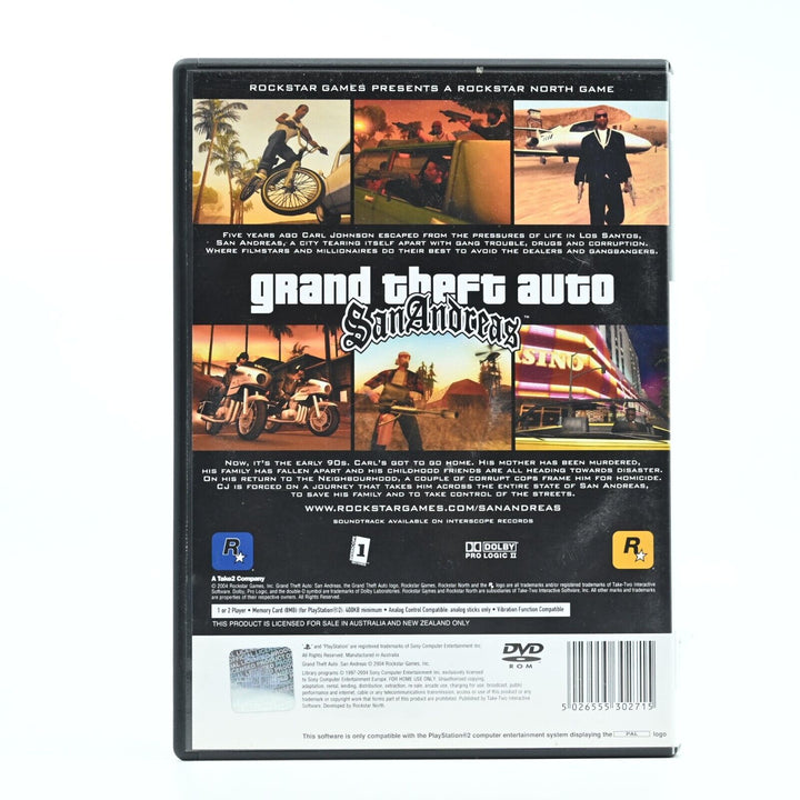 Grand Theft Auto: San Andreas - Sony Playstation 2 / PS2 Game - PAL
