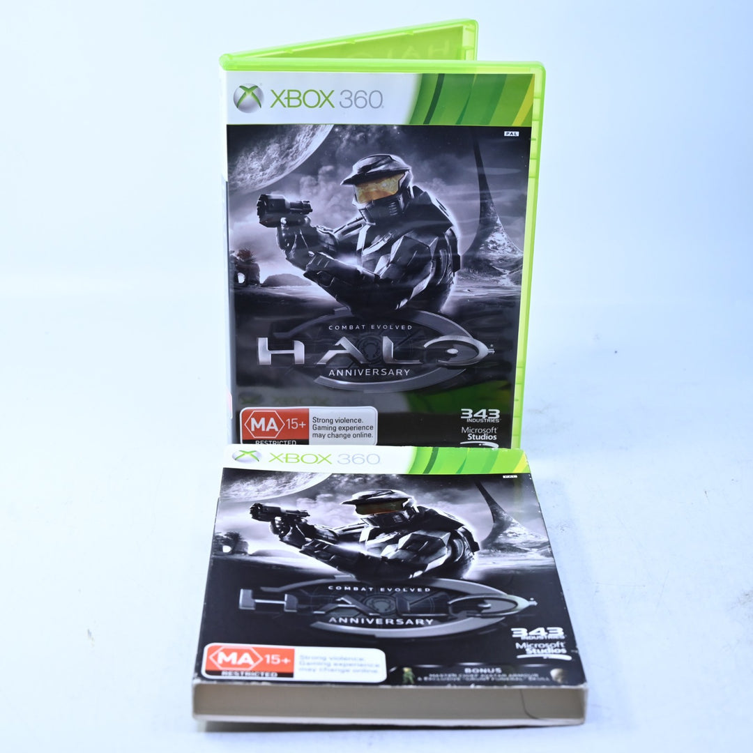 Halo: Combat Evolved Anniversary - Xbox 360 Game + Manual - PAL - MINT DISC!