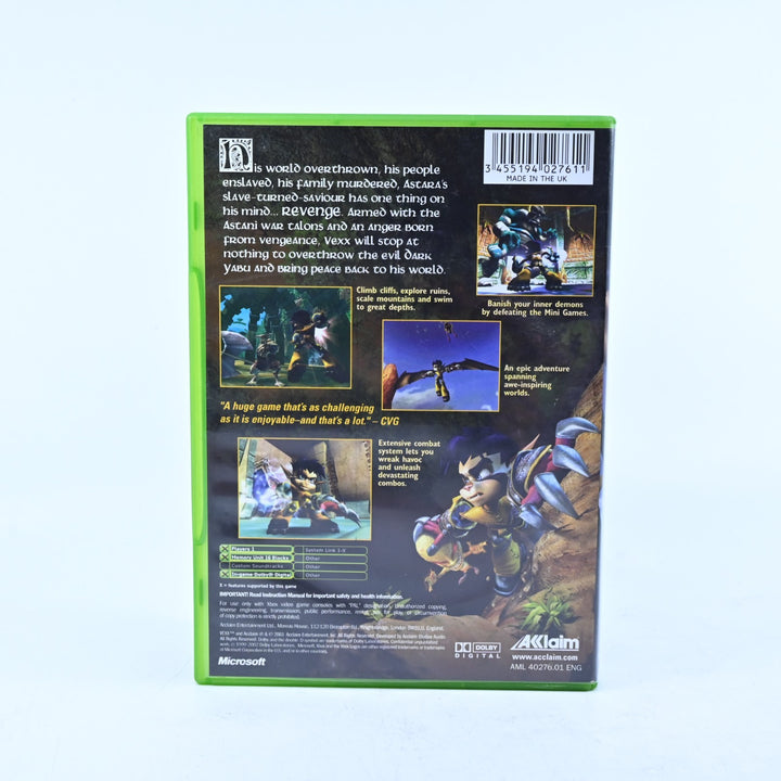 Vexx - Original Xbox Game + Manual - PAL - MINT DISC!