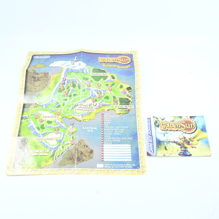 Golden Sun Manual - Nintendo Gameboy Advance / GBA Accessory - FREE POST!