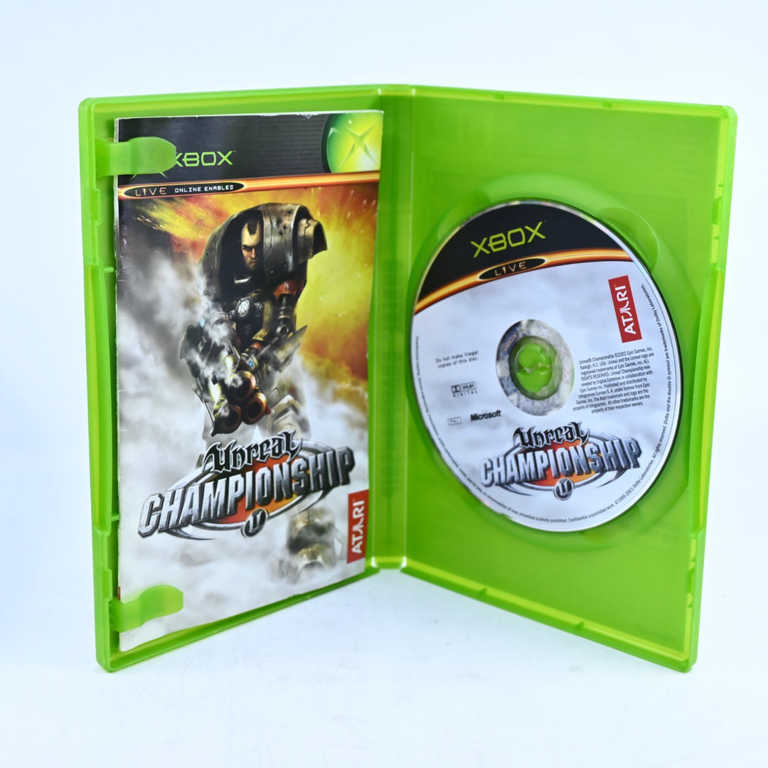 Unreal Championship - Original Xbox Game + Manual - PAL - MINT DISC!