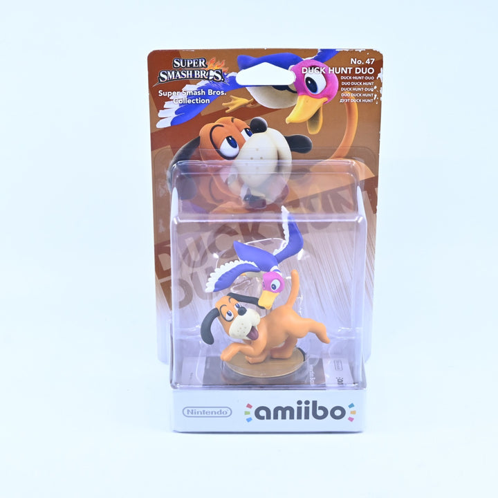 SEALED! Duck Hunt Duo Amiibo No. 47 - Super Smash Bros. Collection - Toy