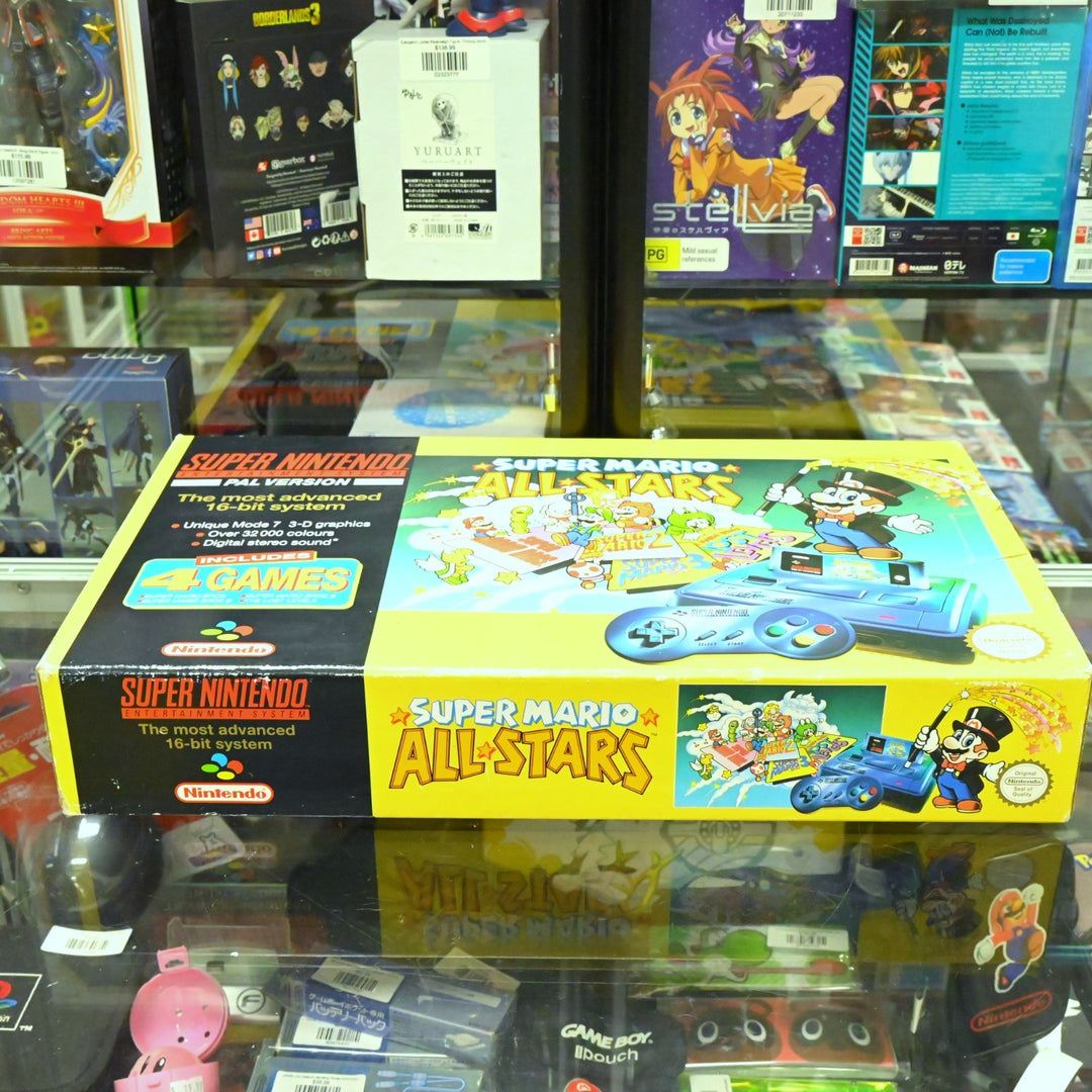 Super Mario All Stars Edition - Super Nintendo / SNES Boxed Console - PAL