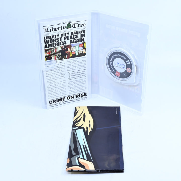 Grand Theft Auto: Liberty City Stories - Sony PSP Game + Manual + Poster