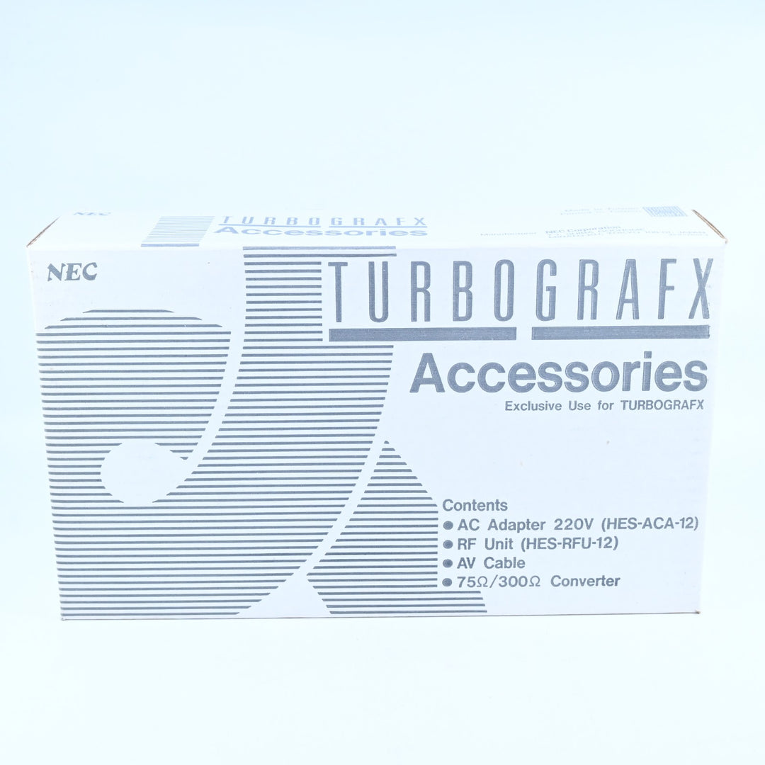 NEC Turbografx-16 Boxed Console / PC Engine + Accessory Kit - NTSC-U/C