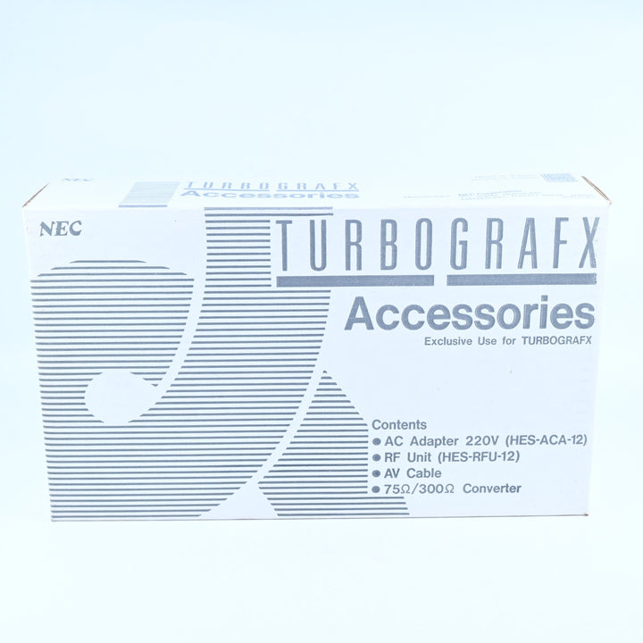 NEC Turbografx-16 Boxed Console / PC Engine + Accessory Kit - NTSC-U/C