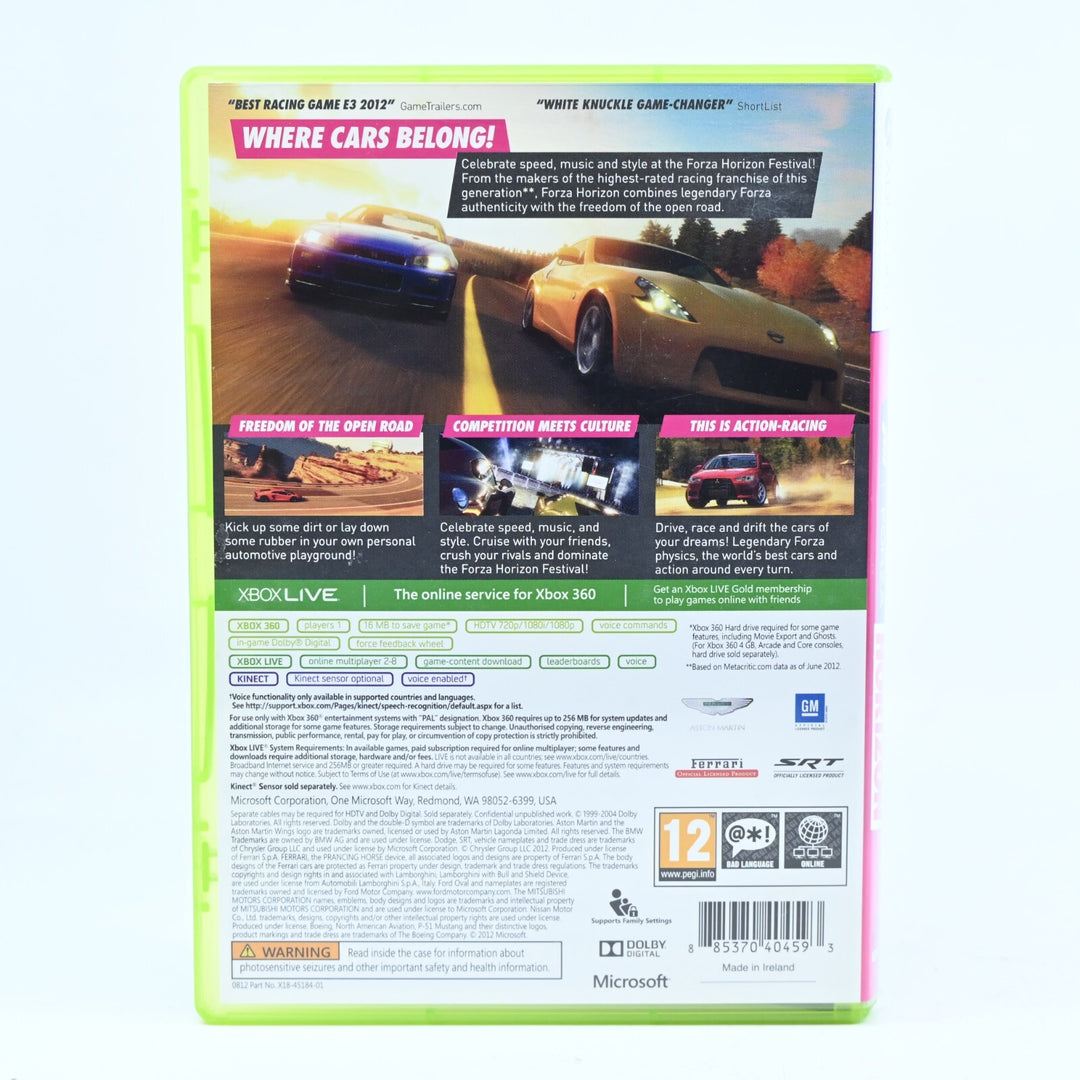 Forza Horizon - Xbox 360 Game - UK PAL - MINT DISC!