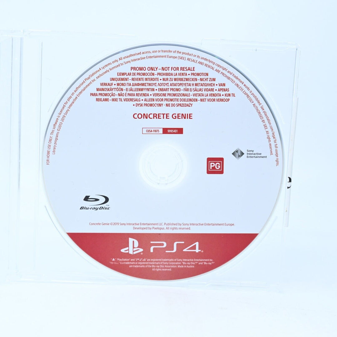 Concrete Genie - Promo Disc - PS4 Game - Disc Only - MINT DISC!