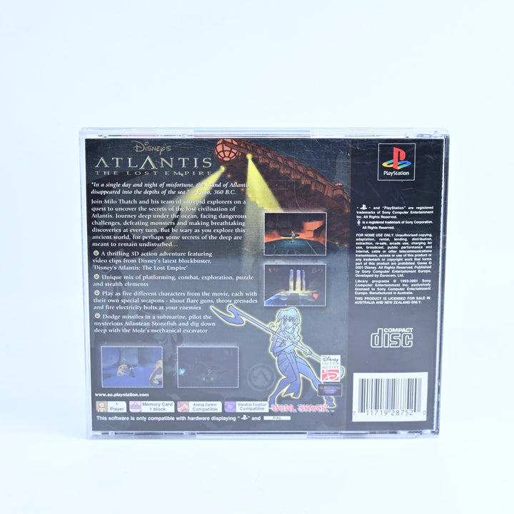 Disney's Atlantis: The Lost Empire - PS1 Game + Manual - PAL