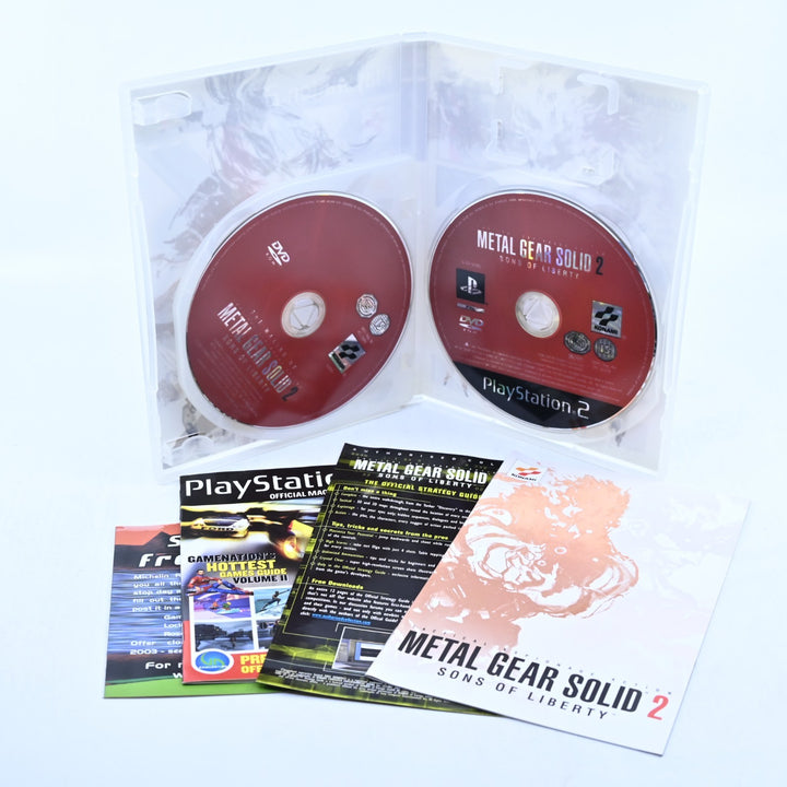 Metal Gear Solid 2: Sons of Liberty - Sony Playstation 2 / PS2 Game + Manual