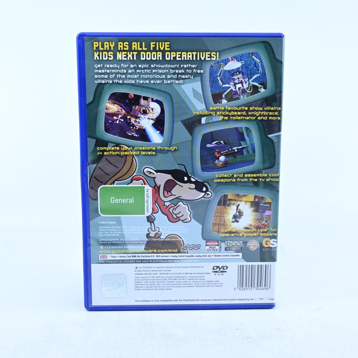Codename: Kids Next Door Operation: VIDEOGAME - PS2 Game + Manual