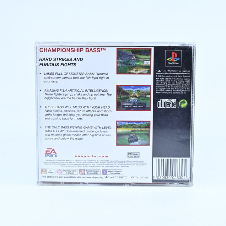 Championship Bass - Sony Playstation 1 / PS1 Game + Manual - PAL - MINT DISC!