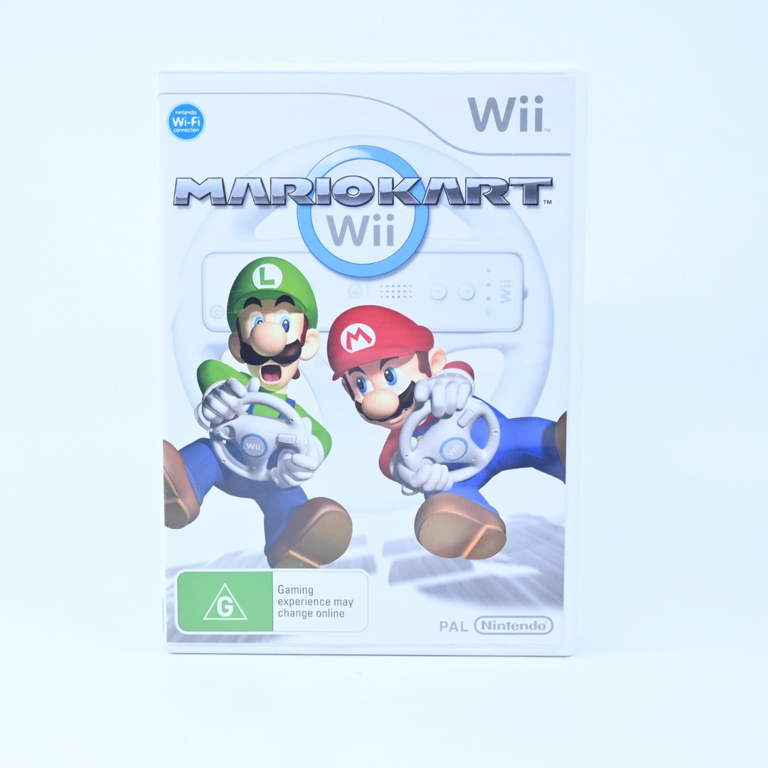 Mario Kart Wii Boxed + Wheel - Nintendo Wii Game + Manual - PAL - MINT DISC!