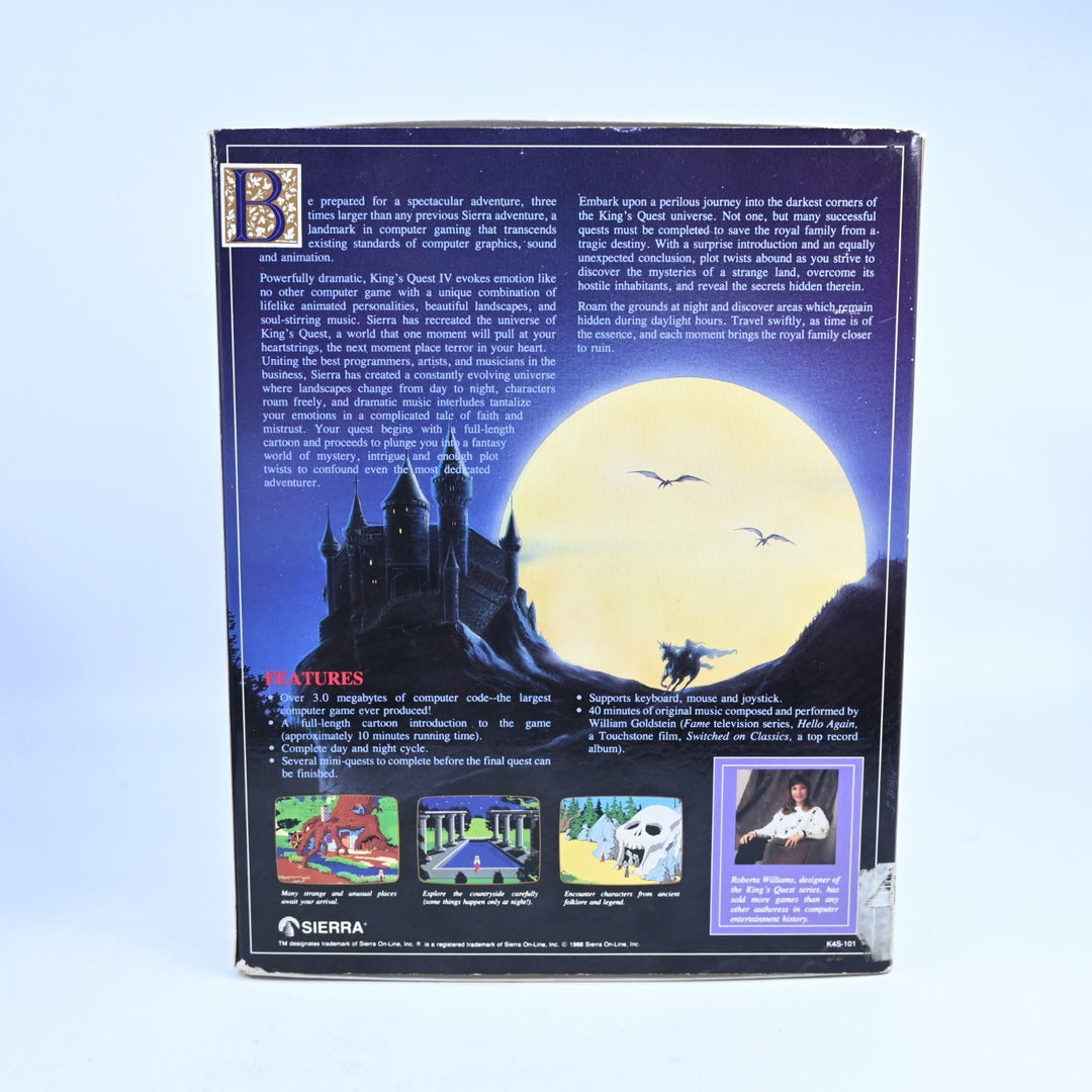 Kings Quest IV: The Perils of Roselle - IBM Tandy Game/ MS-DOS Game / PC Game