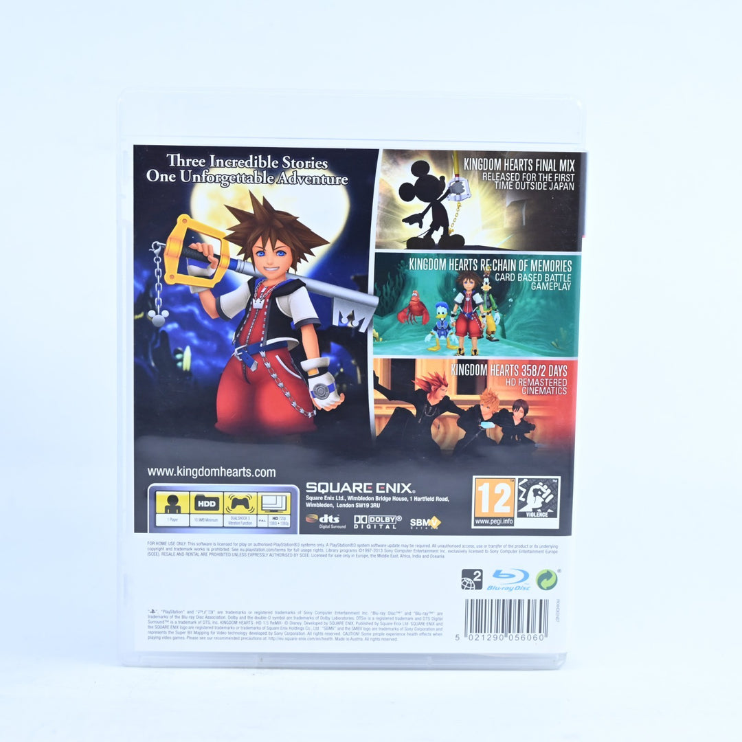 Kingdom Hearts HD 1.5 ReMix - Sony Playstation 3 / PS3 Game + Manual