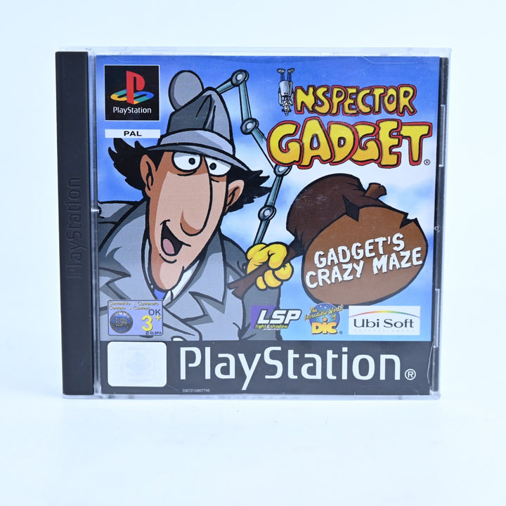 Inspector Gadget: Gadget's Crazy Maze - PS1 Game + Manual - PAL  - MINT DISC!