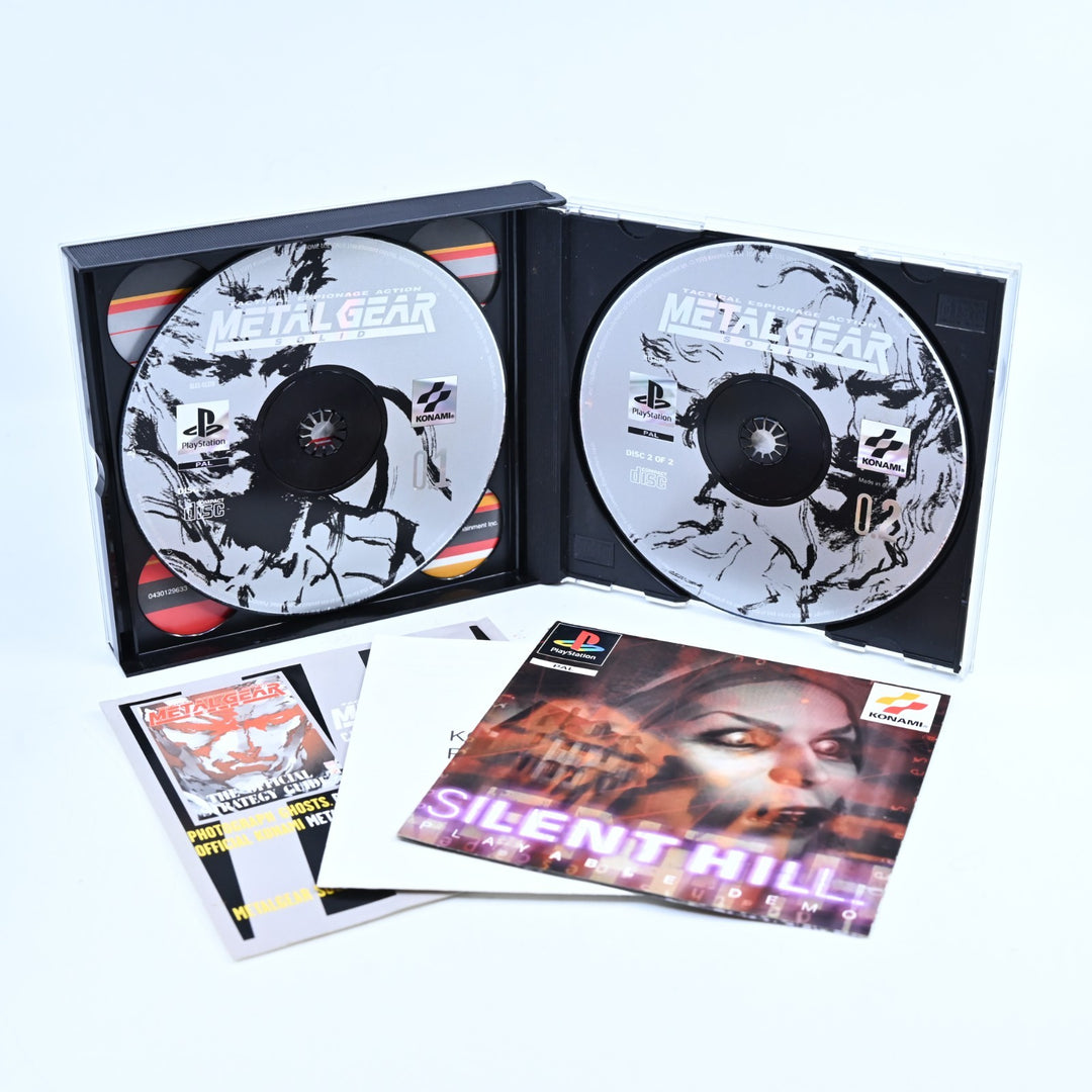 Metal Gear Solid - Sony Playstation 1 / PS1 Game - Complete - PAL - MINT DISCS!