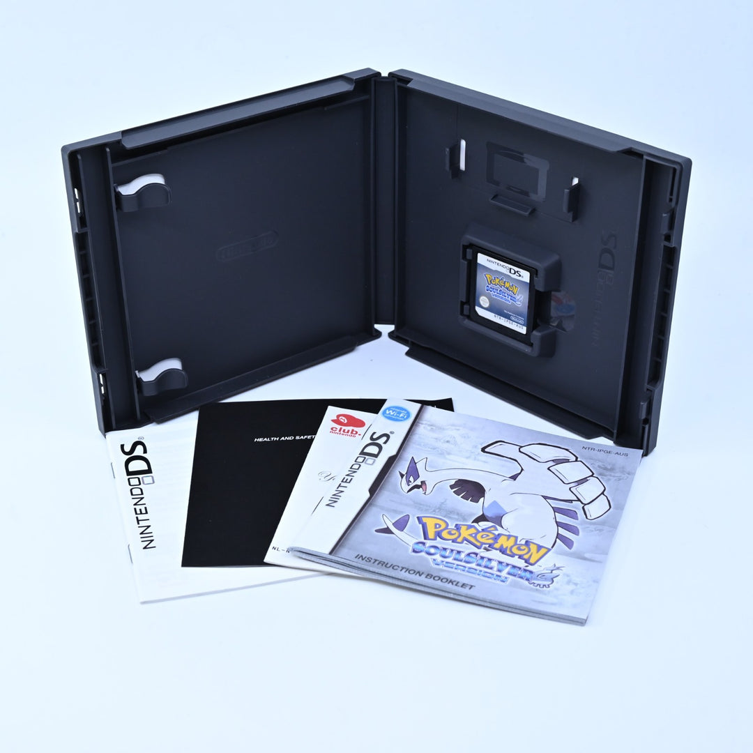 Pokemon Soul Silver Boxed + PokeWalker - Nintendo DS Game - PAL + Manual