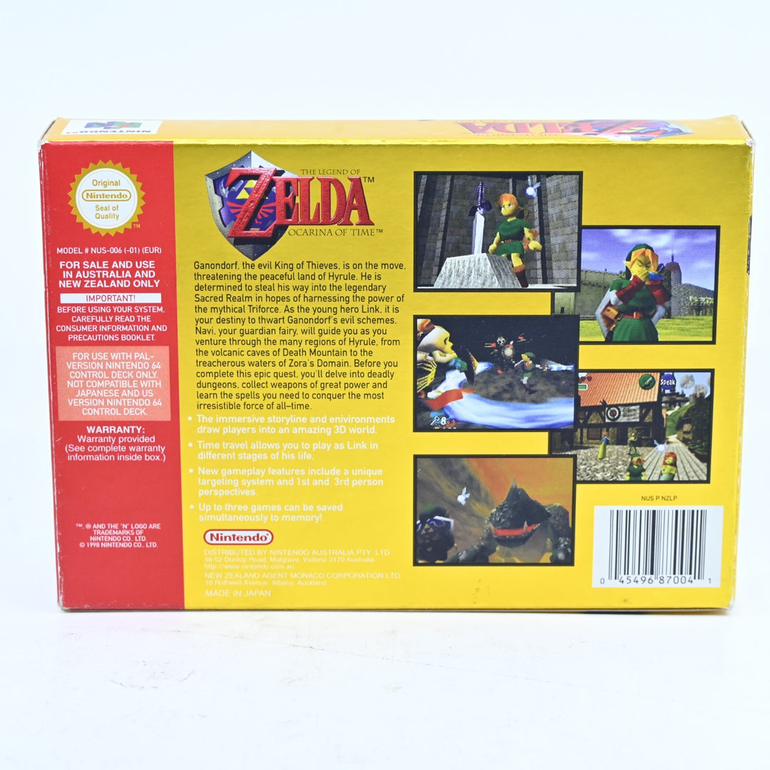 The Legend of Zelda Ocarina of Time - N64 / Nintendo 64 Boxed Game