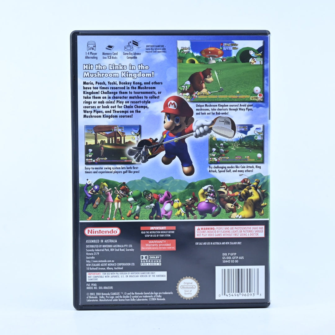 Mario Golf Toadstool Tour - Nintendo Gamecube Game + Manual - PAL - FREE POST!