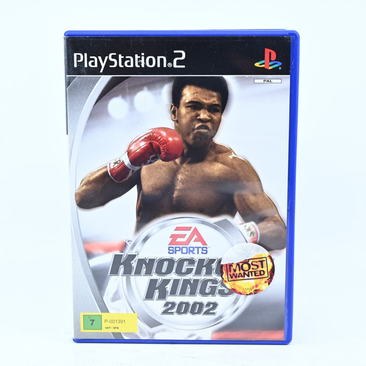 Knockout Kings 2002 - Sony Playstation 2 / PS2 Game + Manual - PAL - MINT DISC!