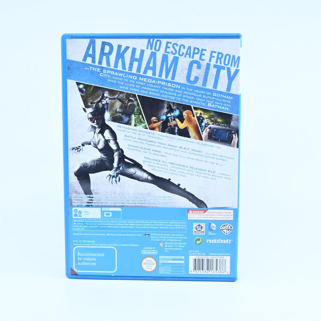 Batman: Arkham City: Armoured Edition - Nintendo Wii U Game - PAL - FREE POST!