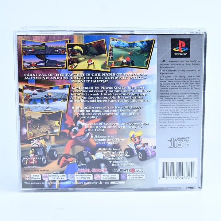 CTR: Crash Team Racing - Sony Playstation 1 / PS1 Game + Manual - PAL