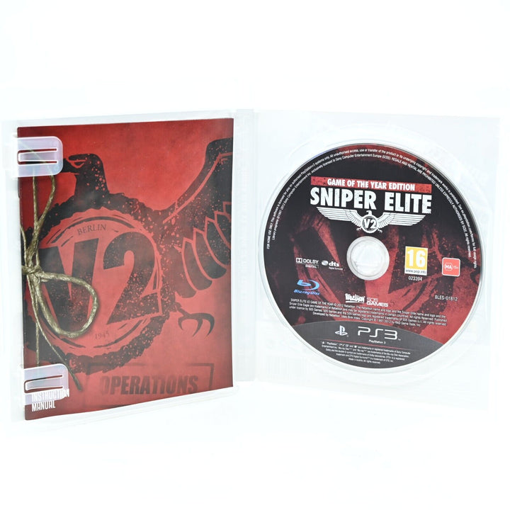 Sniper Elite V2 GOTY Edition - Sony Playstation 3 / PS3 Game + Manual