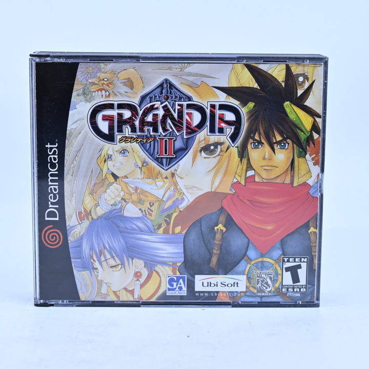Grandia II - Sega Dreamcast Game + Manual - NTSC-U/C - MINT DISC!