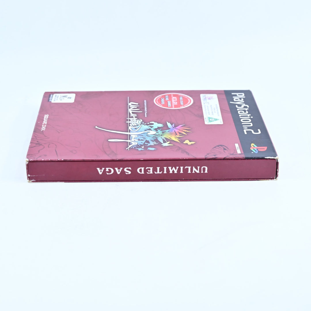 Unlimited SaGa - Sony Playstation 2 / PS2 Game + Manual - PAL - MINT DISCS!