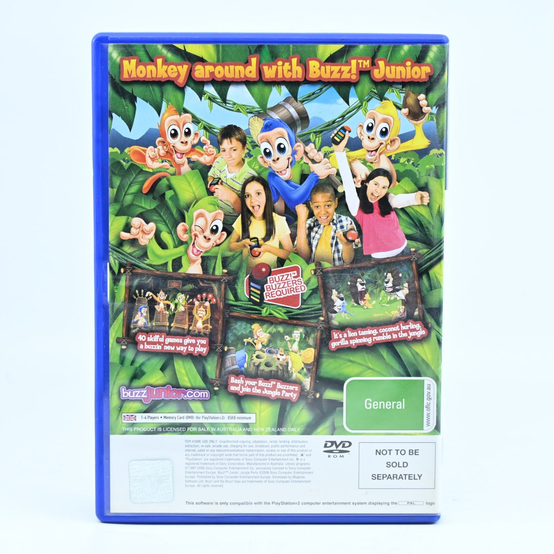 Buzz Junior Jungle Party - Sony Playstation 2 / PS2 Game + Manual - FREE POST!