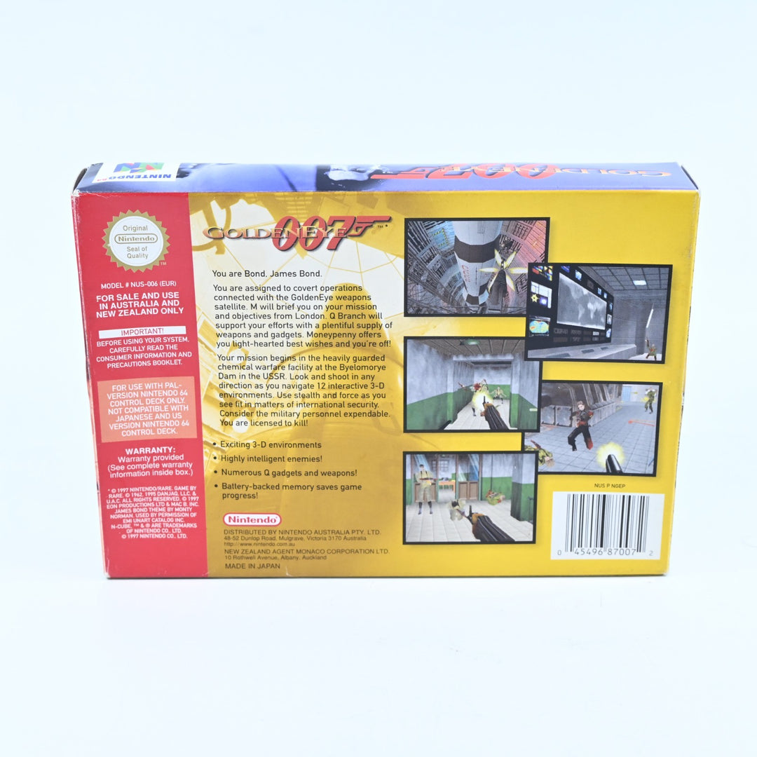 GoldenEye 007 - N64 / Nintendo 64 Boxed Game - PAL - FREE POST!
