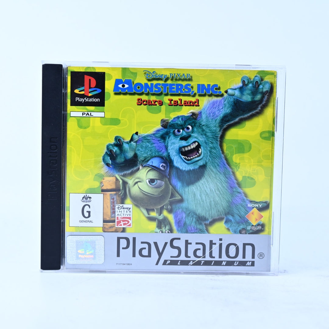 Monsters, Inc. Scare Island - Sony Playstation 1 / PS1 Game + Manual - PAL