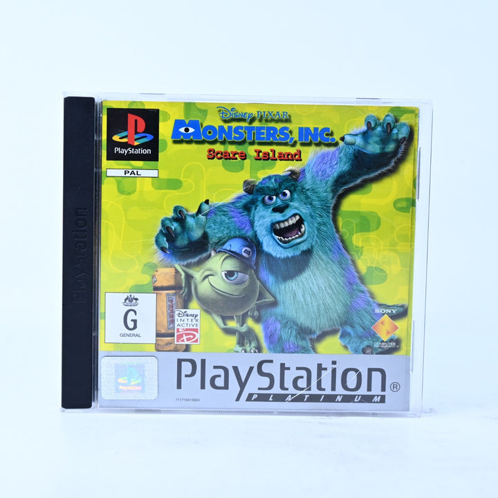 Monsters, Inc. Scare Island - Sony Playstation 1 / PS1 Game + Manual - PAL